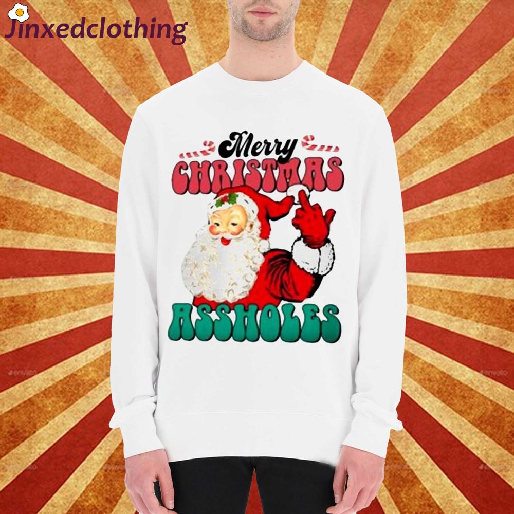 Official Santa Merry Christmas Asshole Shirt 